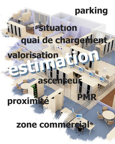 Information sur l'estimation en immobilier professionnel.